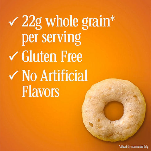 Honey Nut Cheerios Cereal, 48 oz - Sweet Honey & Nut Flavor, Heart-Healthy Whole Grain Oats, Perfect for Breakfast or Snacking, Family-Size Box for Wholesome